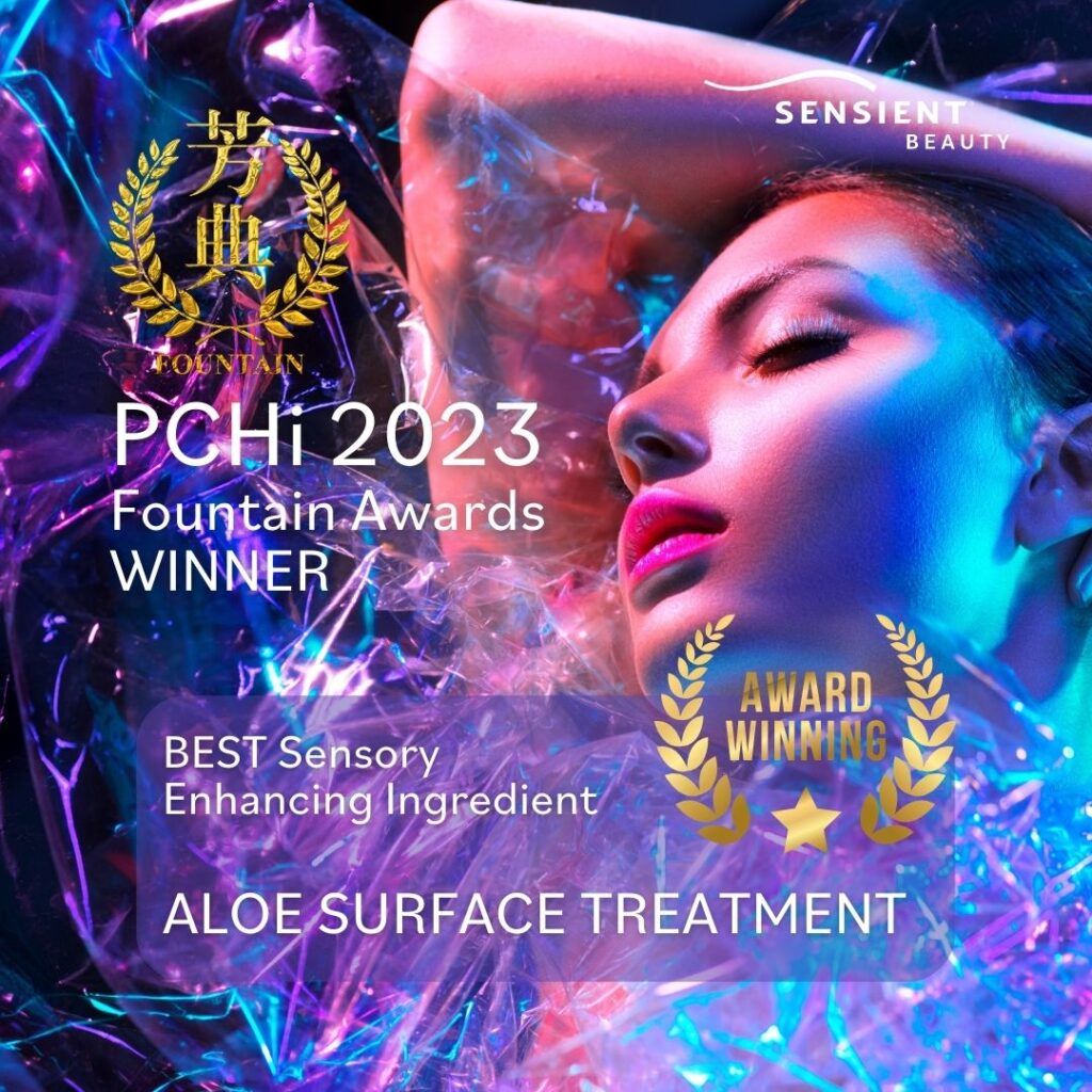 Vencedor do PCHi 2023 Fountain Award - Tratamento de Superfície Aloe