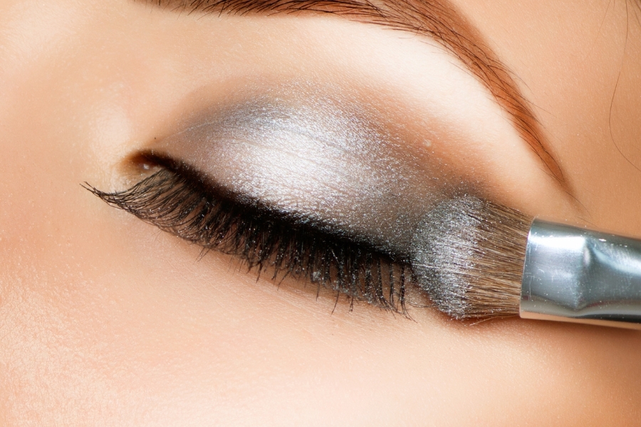 Olympic Makeup - Silver Eyeshadow
