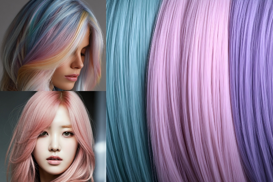 Tendencias en tintes de pelo de 2025 a 2027 - Jelly Pastels